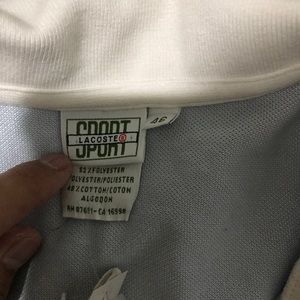 women’s Lacoste skirt shirt